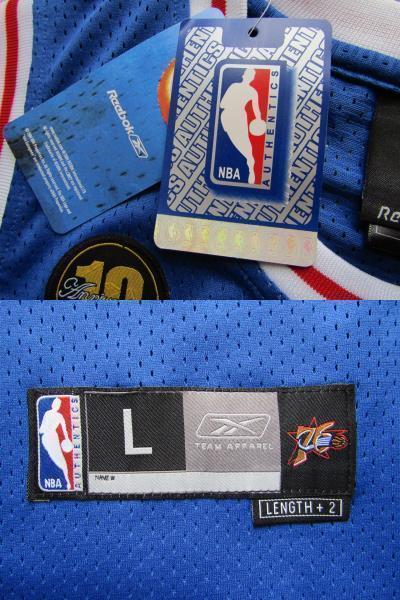 未使用品　NBA 　IVERSON #3 アレン・アイバーソン ユニフォーム L