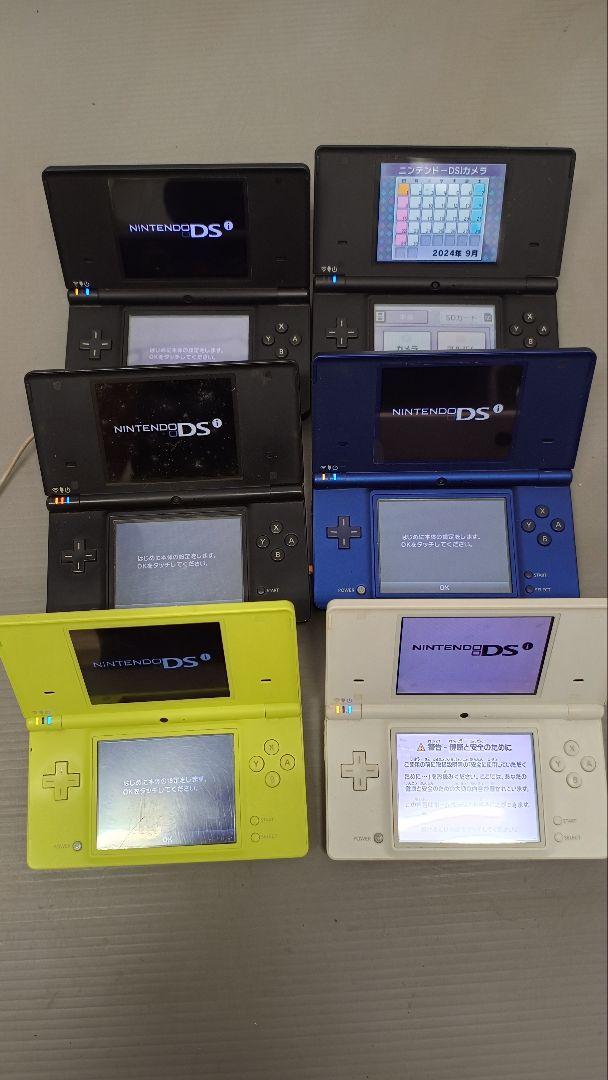 任天堂 ニンテンドー DSi 本体 6台 まとめ ジャンク品 通電動作確認済み 画像1
