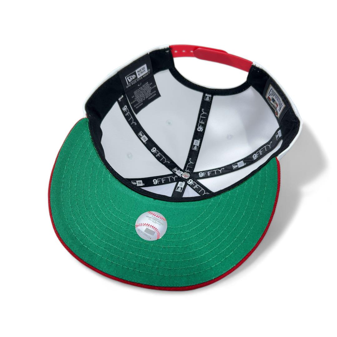 NEW ERA 9FIFTY インディアンス ワフー酋長 ツートンRD メタル