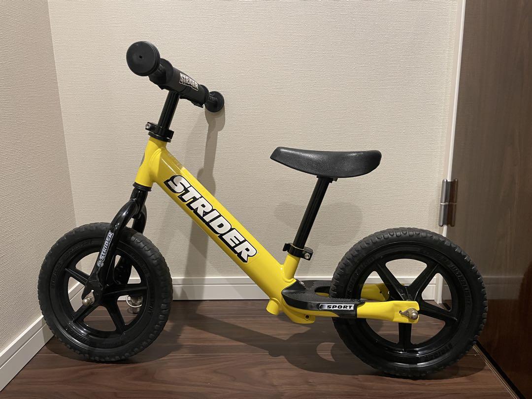 STRIDER（ストライダー）スポーツモデル 12インチ イエロー 、延長ポール