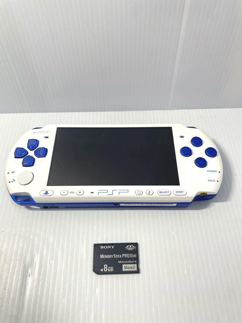 SONY PSP-3000 新米ハンターズパック ホワイト/ブルー