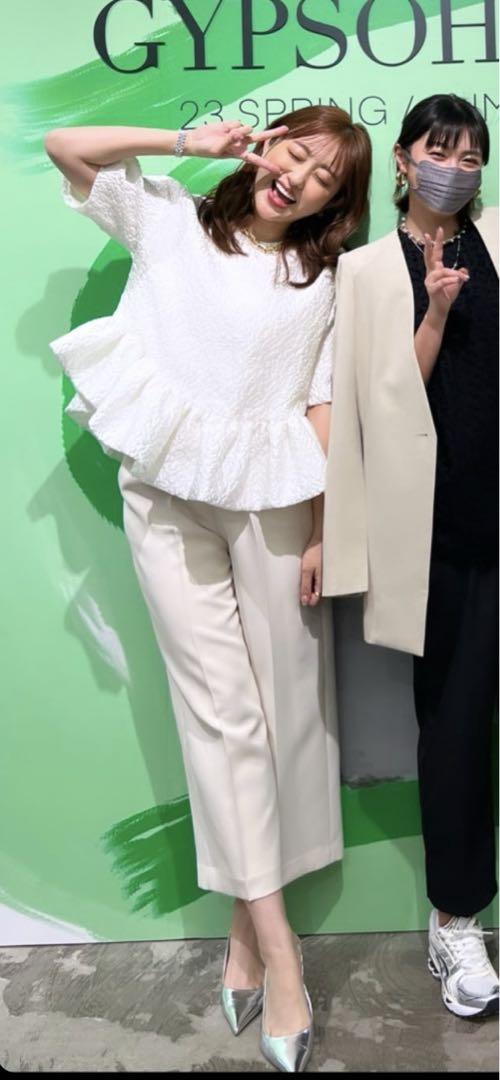 美品♡Gypsohila Marine Pants White マリンパンツ38