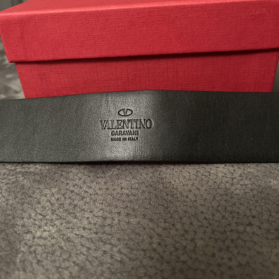 【美品】Valentino ブラウン レザー ベルト