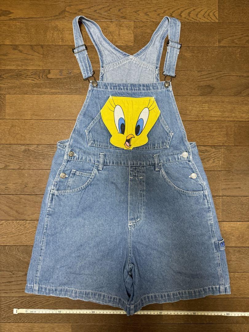 トゥイーティー　looney tunes 古着　オーバーオール　サロペット 4,987円