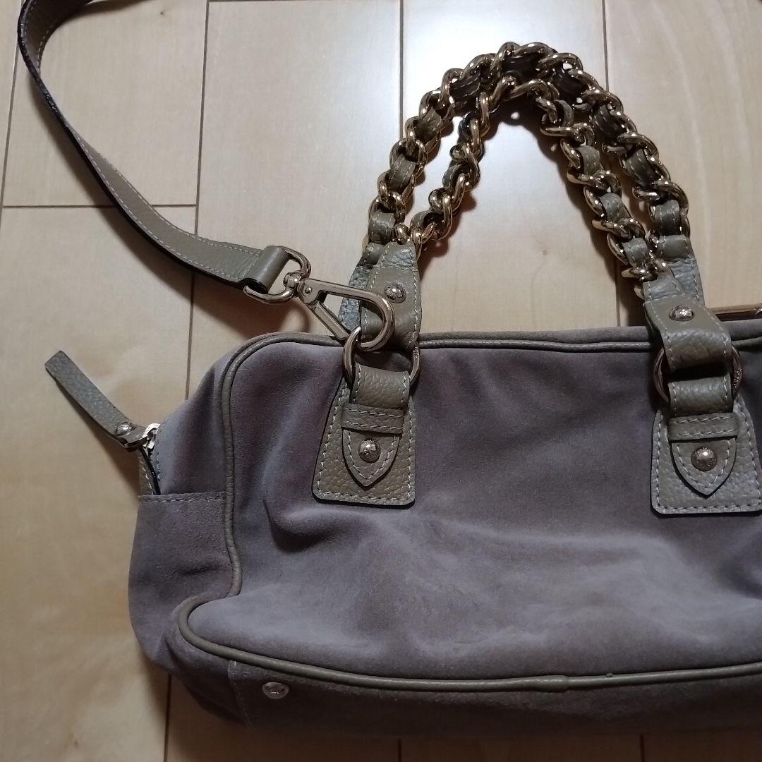 【MaxMara】マックスマーラ スエードショルダー/チェーンハンドル/2WAY