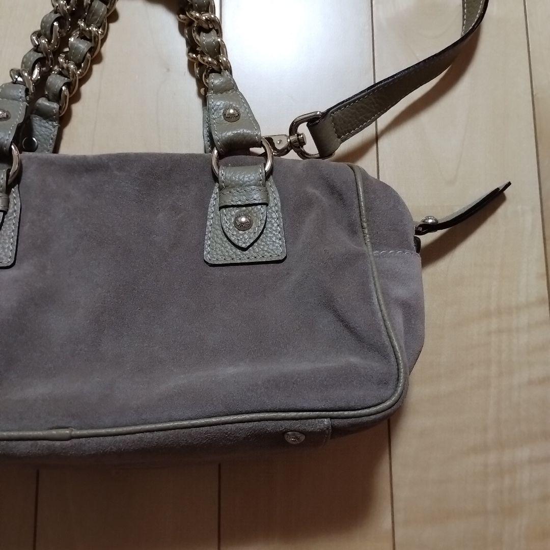 【MaxMara】マックスマーラ スエードショルダー/チェーンハンドル/2WAY
