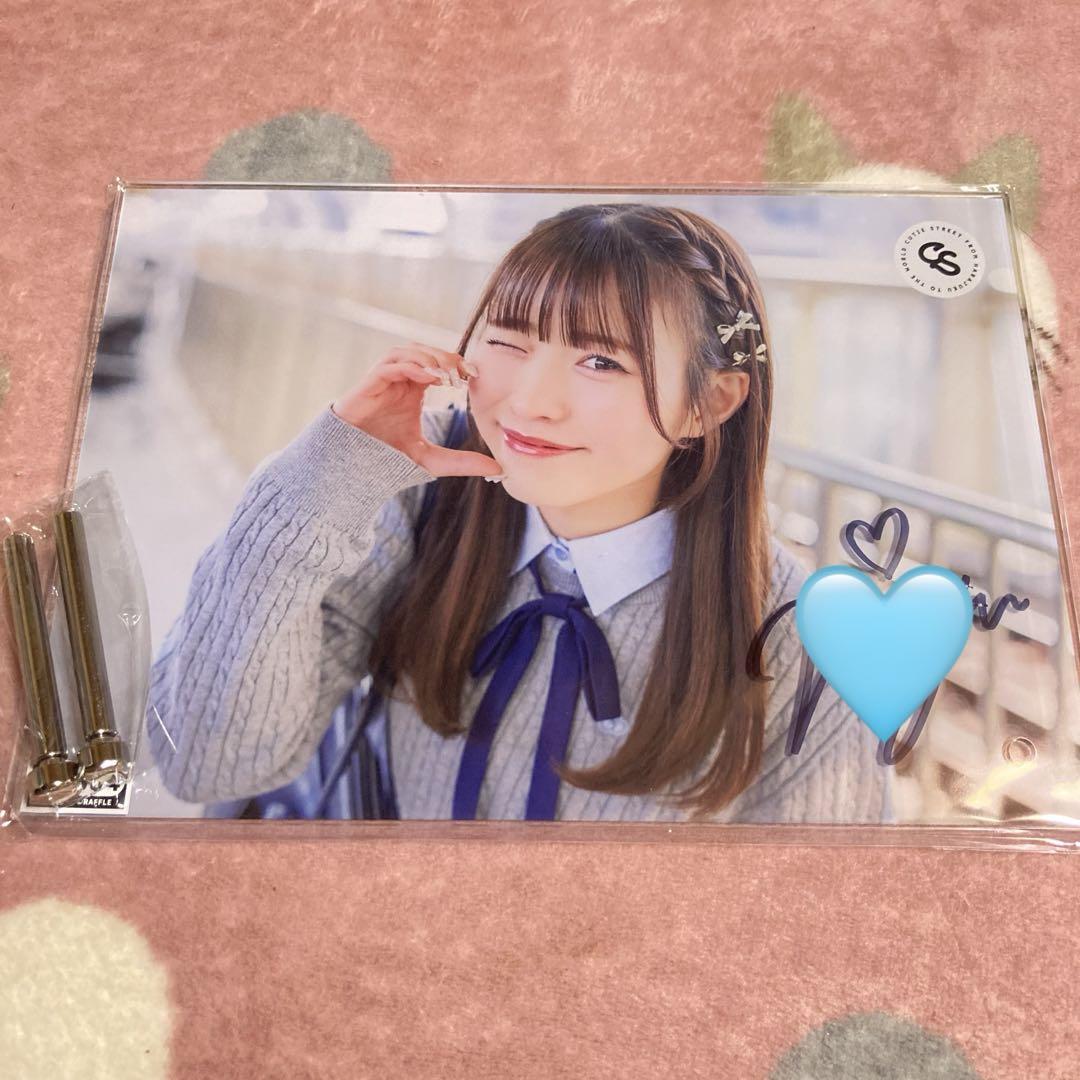 梅田みゆ ラッフル サイン入りアクリルパネル 直筆サイン入りアクリルフォトパネル 梅田みゆ ラッフルくじ