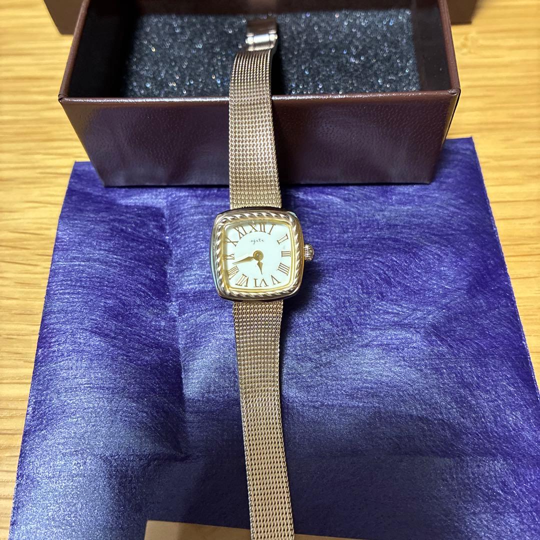 agate/アガット/腕時計 スクエアフェイ スウォッチ 美品 agate/アガット/腕時計 スクエアフェイ スウォッチ 美品