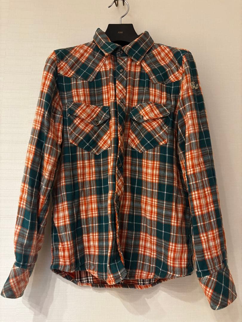 TMT_ダブルガーゼ_チェックシャツ_L HERO キムタク着用モデルL TMT