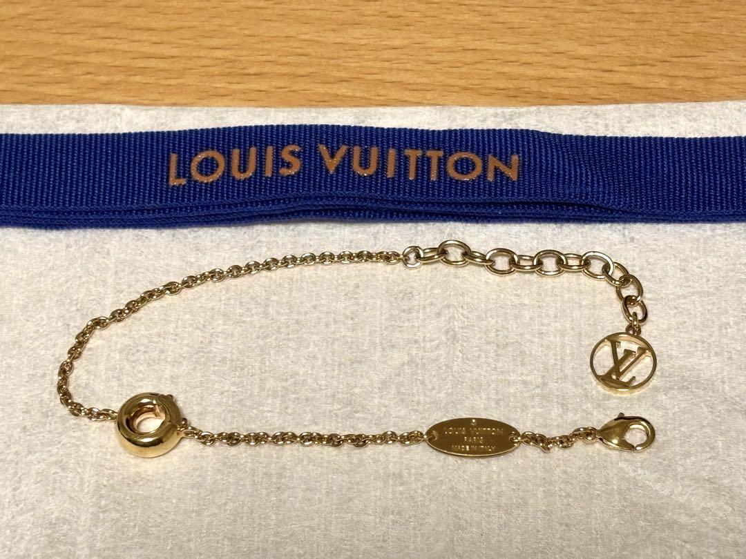 Louis Vuitton ヴィトン　アルファベット　ブレスレット　ゴールド