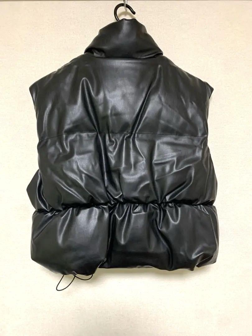 【美品】RADIATE ヤマダヤ　フェイクレザー中綿ベスト　ブラック 新品・未使用】ヤマダヤ RADIATE フェイクレザー 中綿ベスト