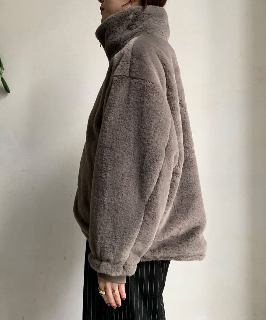 DOUDOU(ドゥドゥ) エコファースタンドファーブルゾン