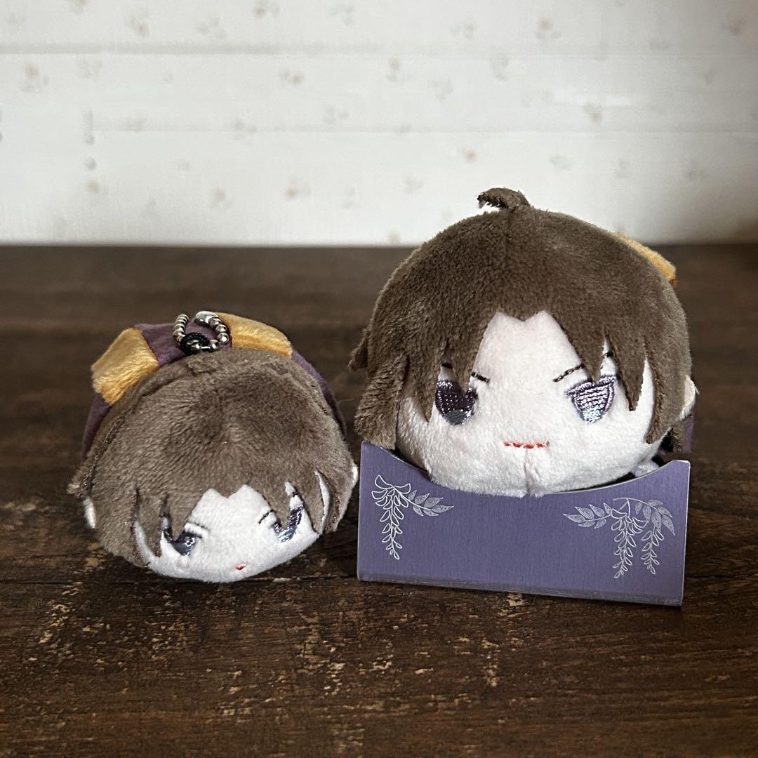 【美品・まとめ売り】へし切長谷部 もちもちマスコット+もちマス専用台座
