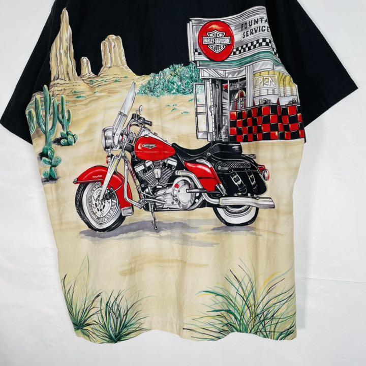 コメントハ HARLEY USA製 半袖シャツ Hq53O-m17010831896 DAVIDSON ハーレーダヴィットソン ❇ハーレーの