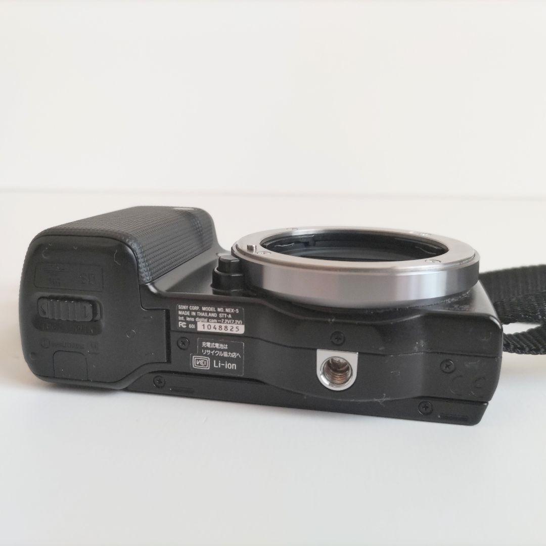 SONY ミラーレス一眼 NEX-5 本体 標準ズームレンズ付属 動作品