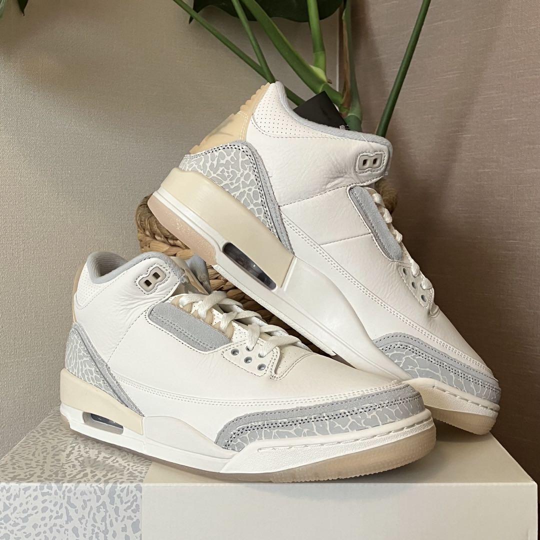 靴 Nike Air Jordan 3 Craft Ivory