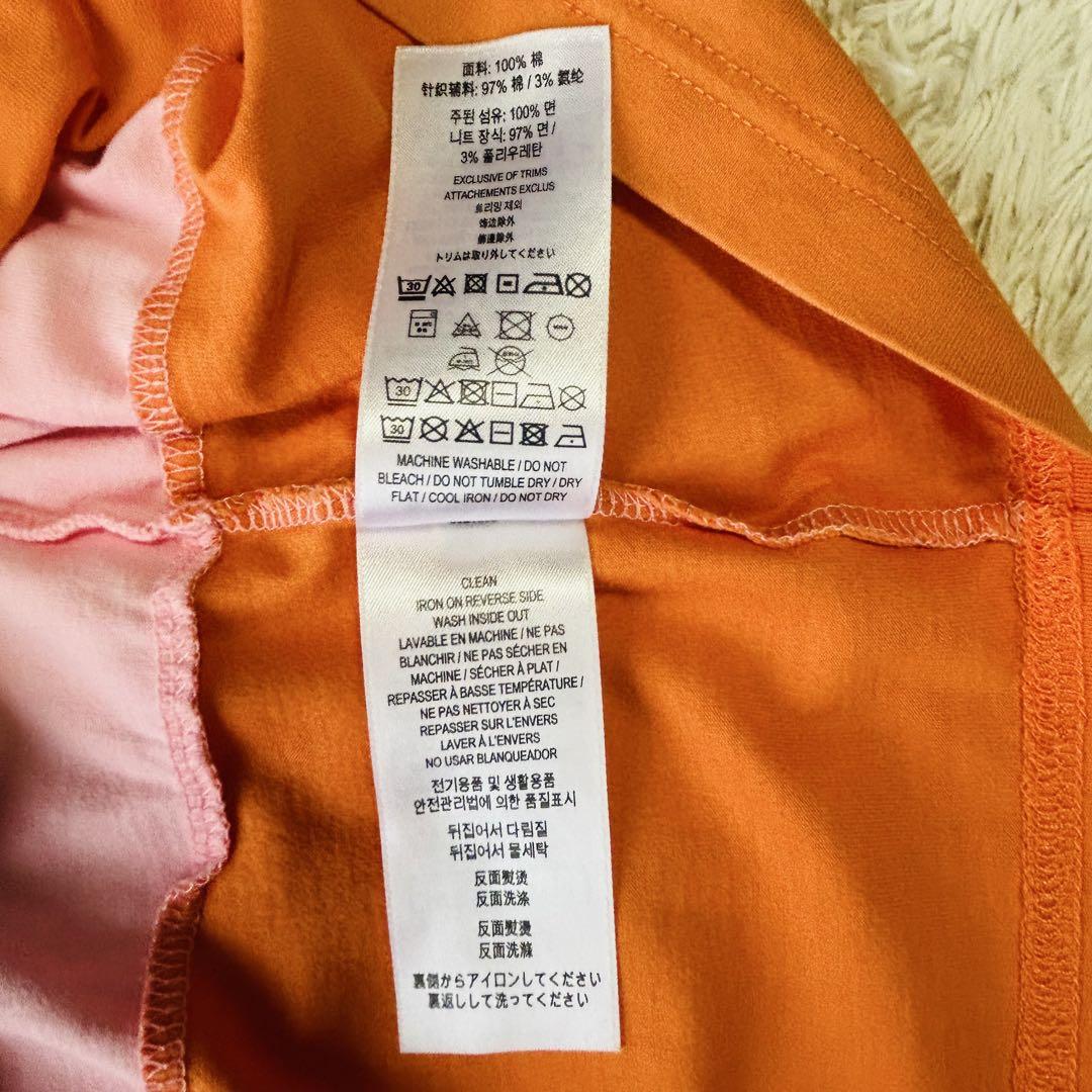 Burberry Tシャツ ホースロゴ　TB ワッペン刺繍ボーダーサイズXS相当
