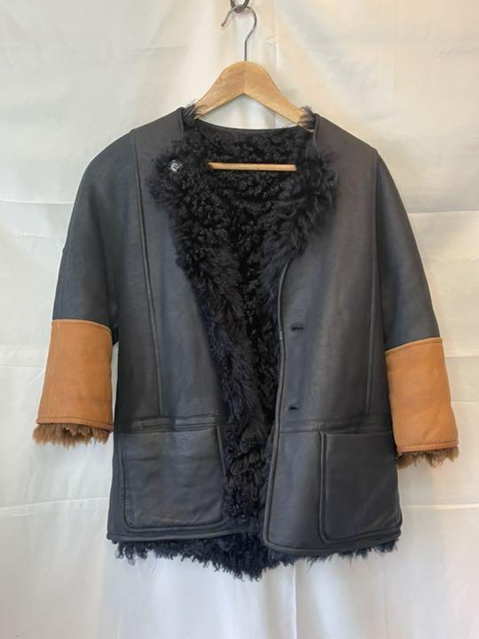 新品】 マルニ リバーシブル ファームートンコート marni - 毛皮 ...