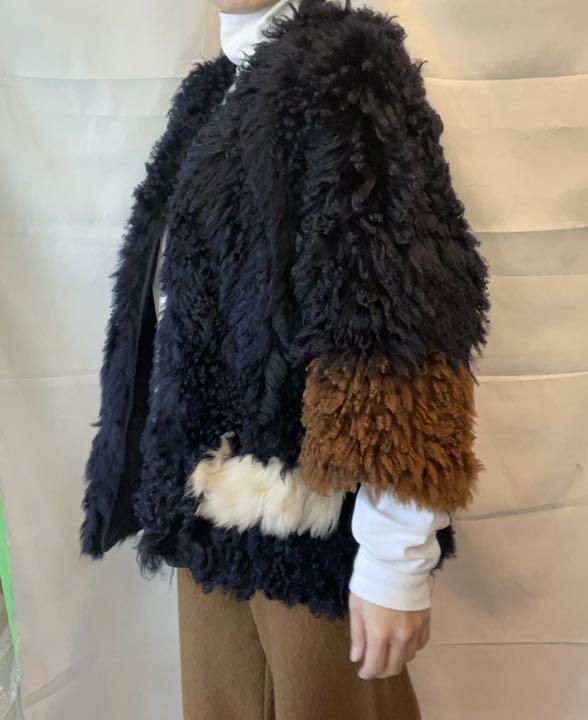 新品】 マルニ リバーシブル ファームートンコート marni - 毛皮 ...