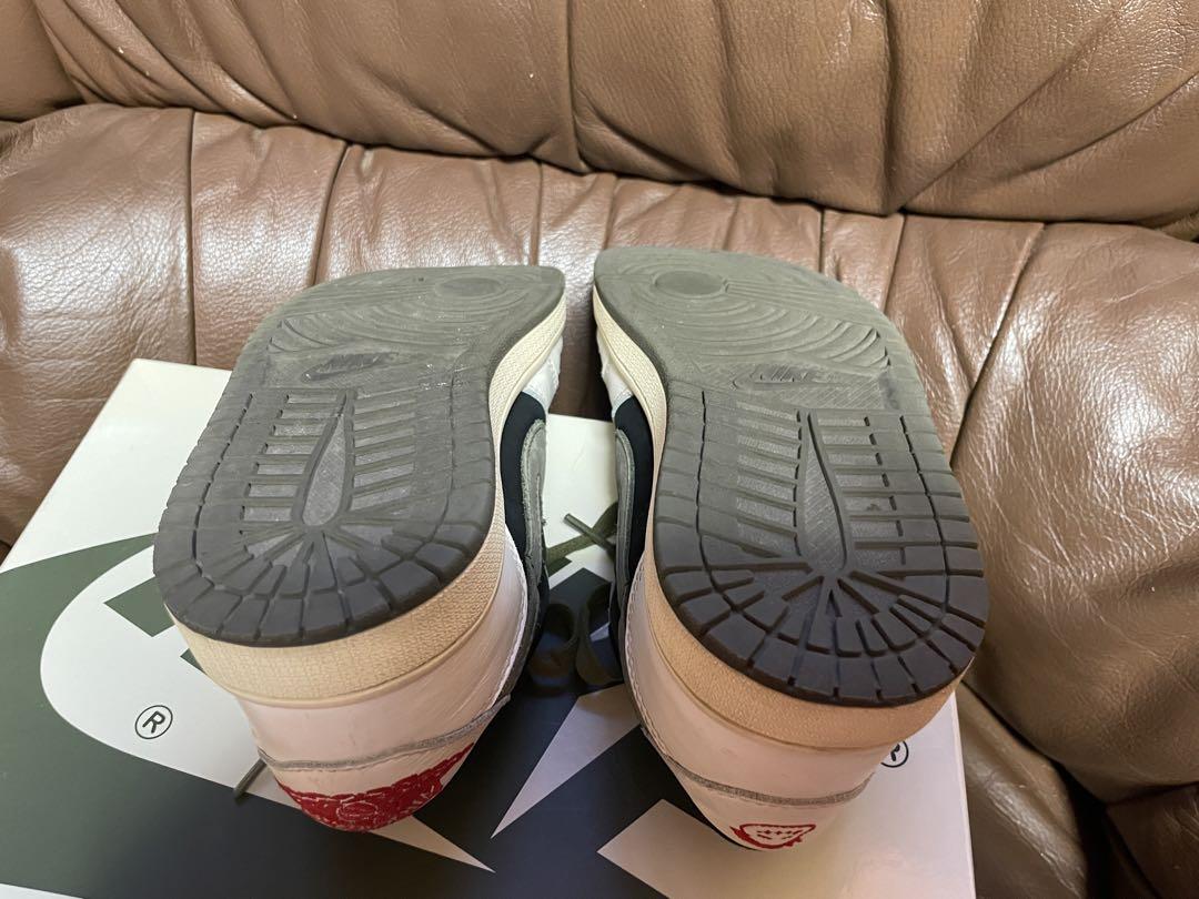 23.5 travis scott AJ1 オリーブ　トラヴィス　jordan
