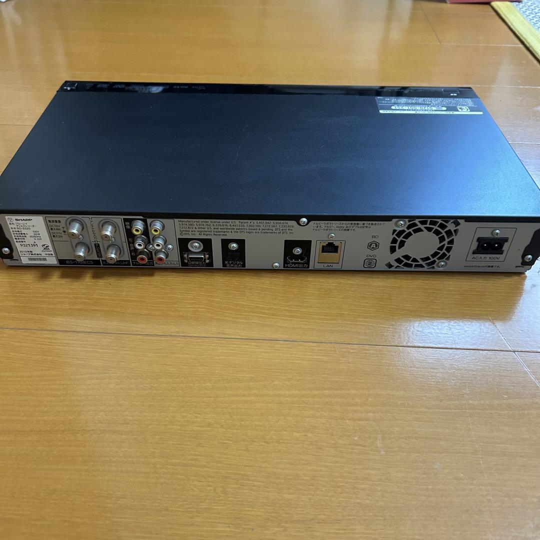 【値下げ】SHARP ブルーレイディスクレコーダー BD-S520 2013年製 SHARP BD-S520 ブルーレイ ディスク レコーダー - レコーダー新