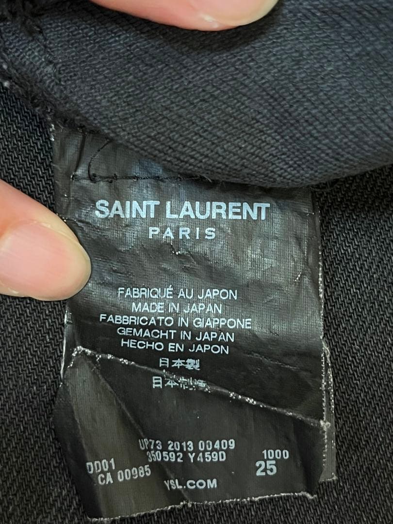 サンローラン ブラックデニム