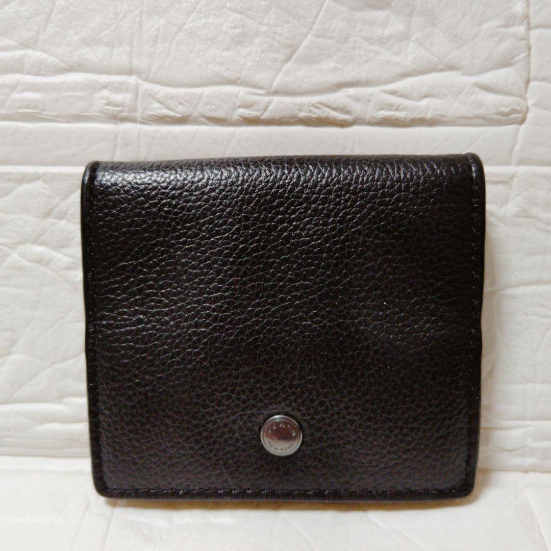 美品　COACH　コインケース　小銭入れ　レザー　黒　5899