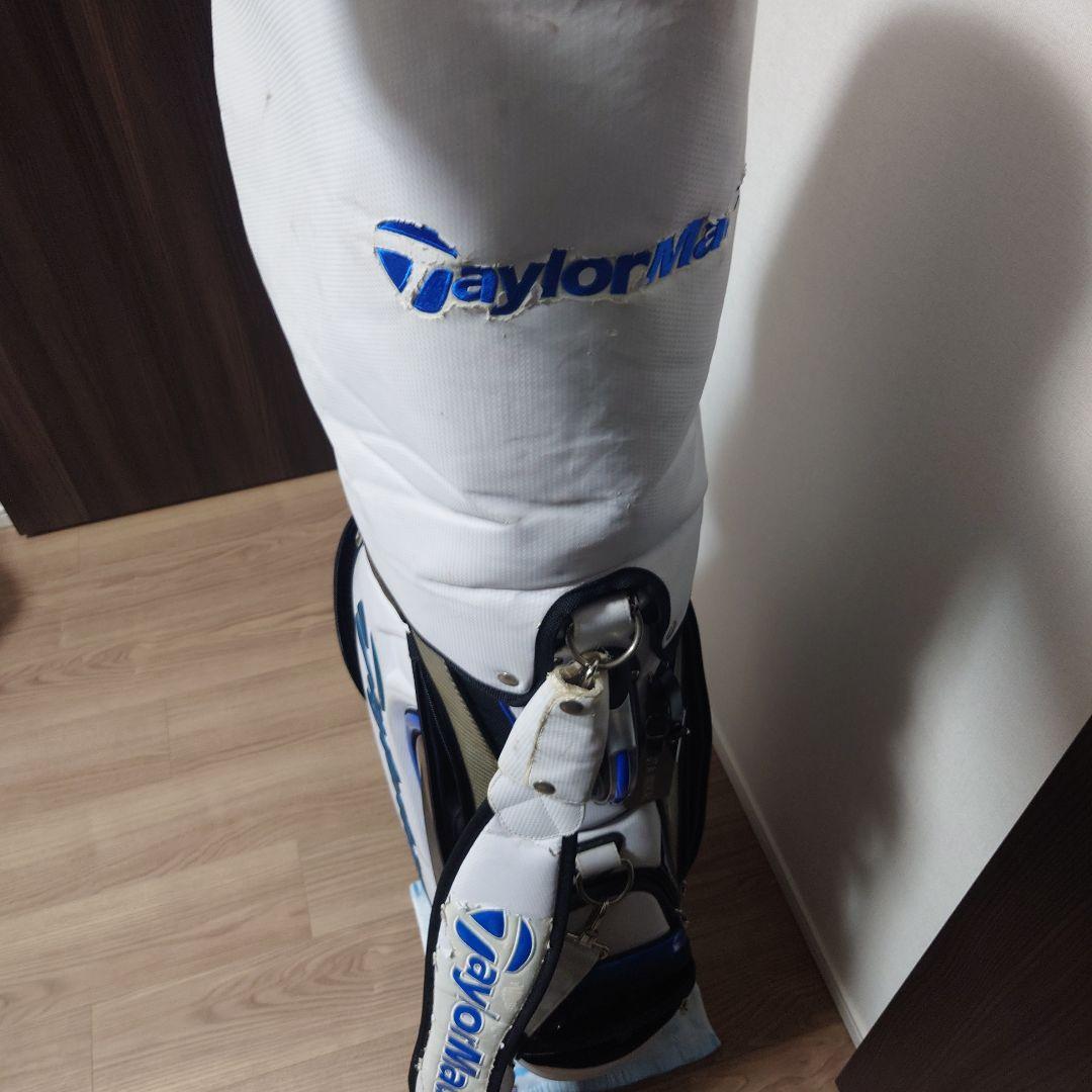 TaylorMade キャディバッグ ホワイト・ブルー・ブラック テーラーメイド