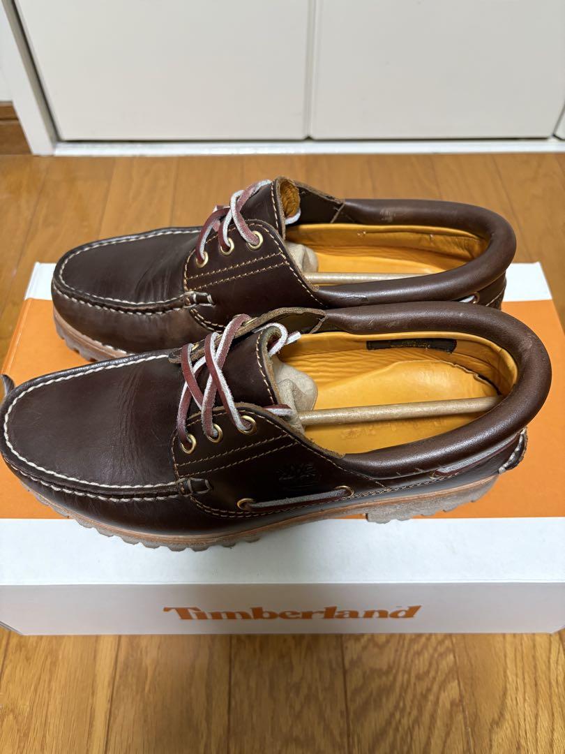 Timberland ブラウン デッキシューズ 24.5 - メルカリ