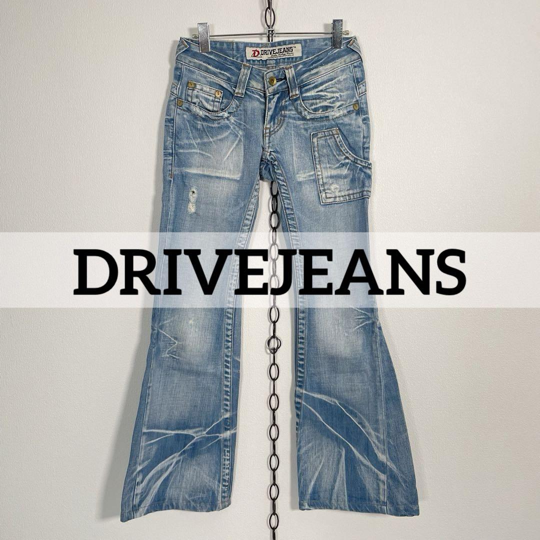 USA製 DRIVEJEANS ローライズビッグベルデニムパンツ Y2K 00s