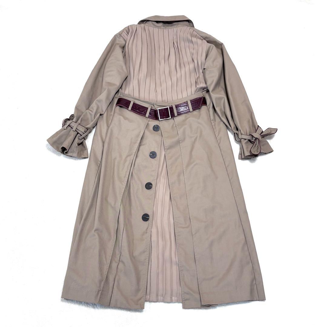 【Ameri VINTAGE】 アメリヴィンテージ プリーツトレンチコート F
