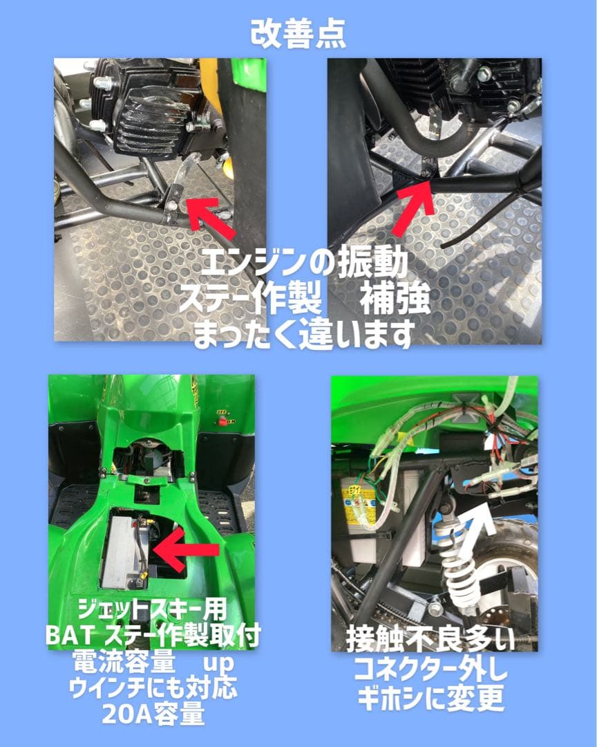 ⭐️商談中　　四輪バギーATV中古極上　早期購入特典有　静岡発　⭐️