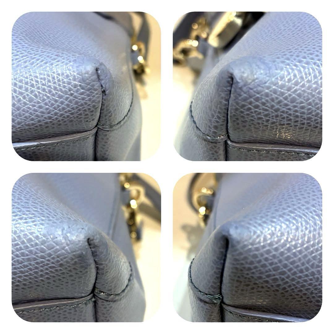 【美品】フルラ　パイパー　M ハンドバッグ 2way ブルー