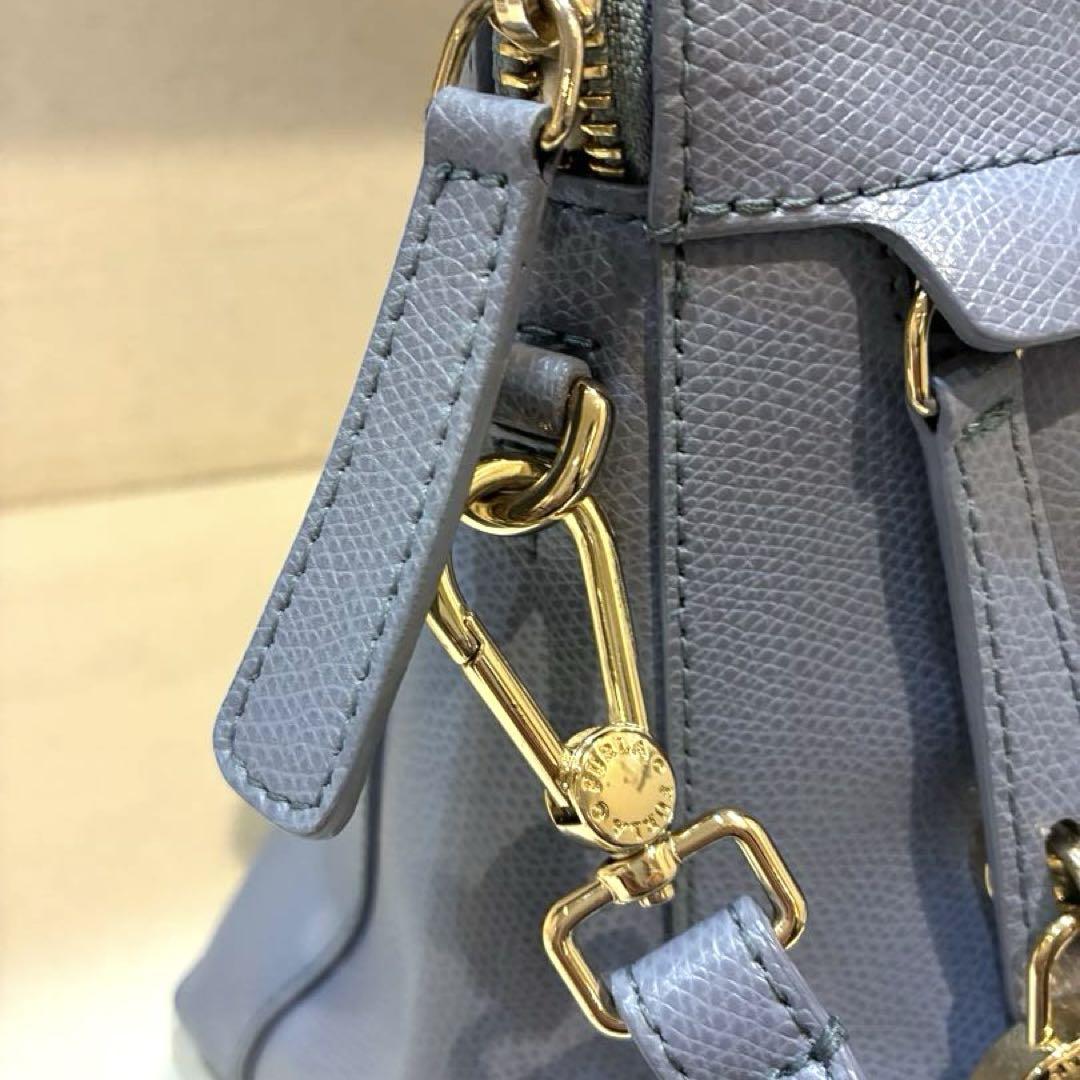 【美品】フルラ　パイパー　M ハンドバッグ 2way ブルー