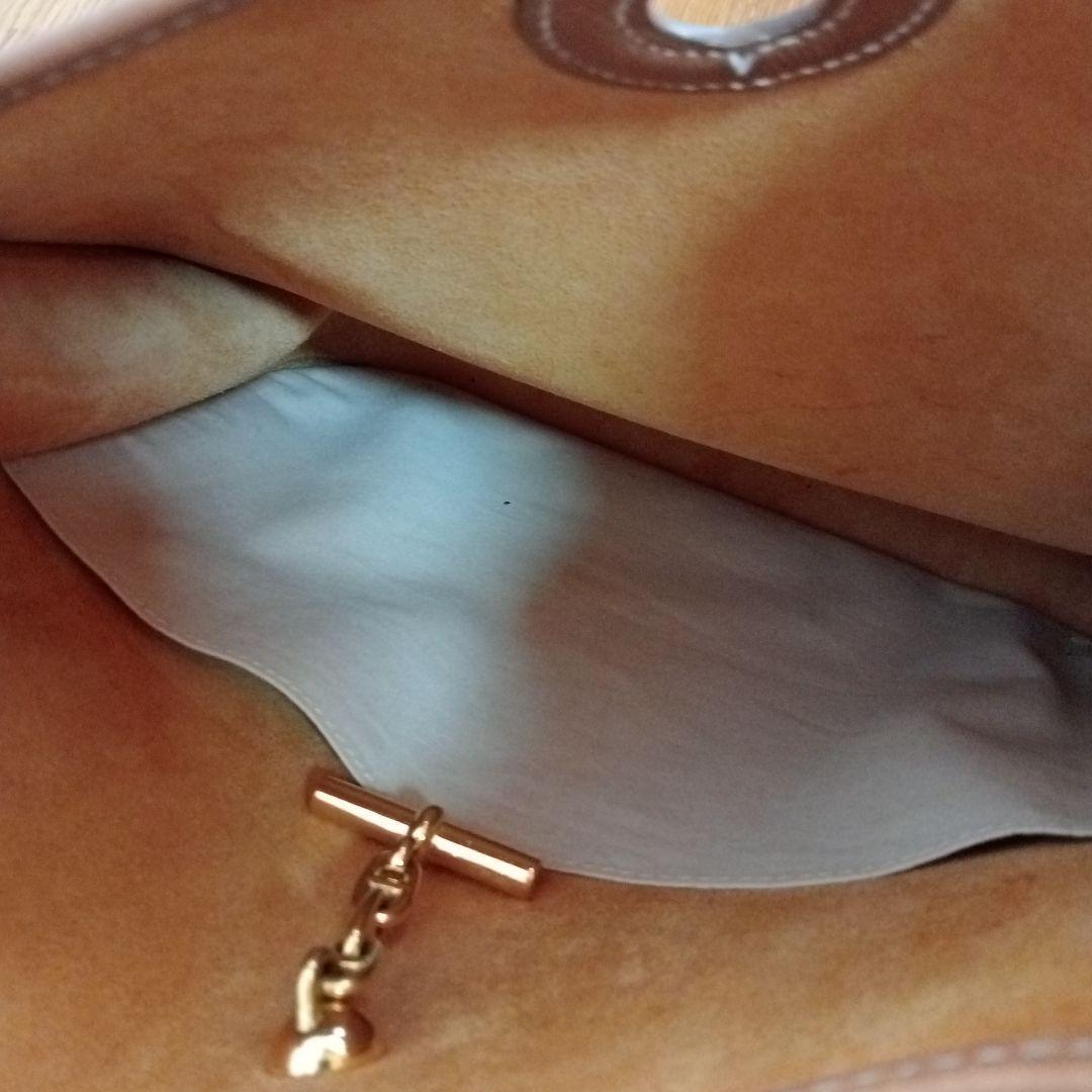 【美品】HERMES　エルメス　ヴェスパ　ショルダーバッグ　鞄　ブラウン　茶色