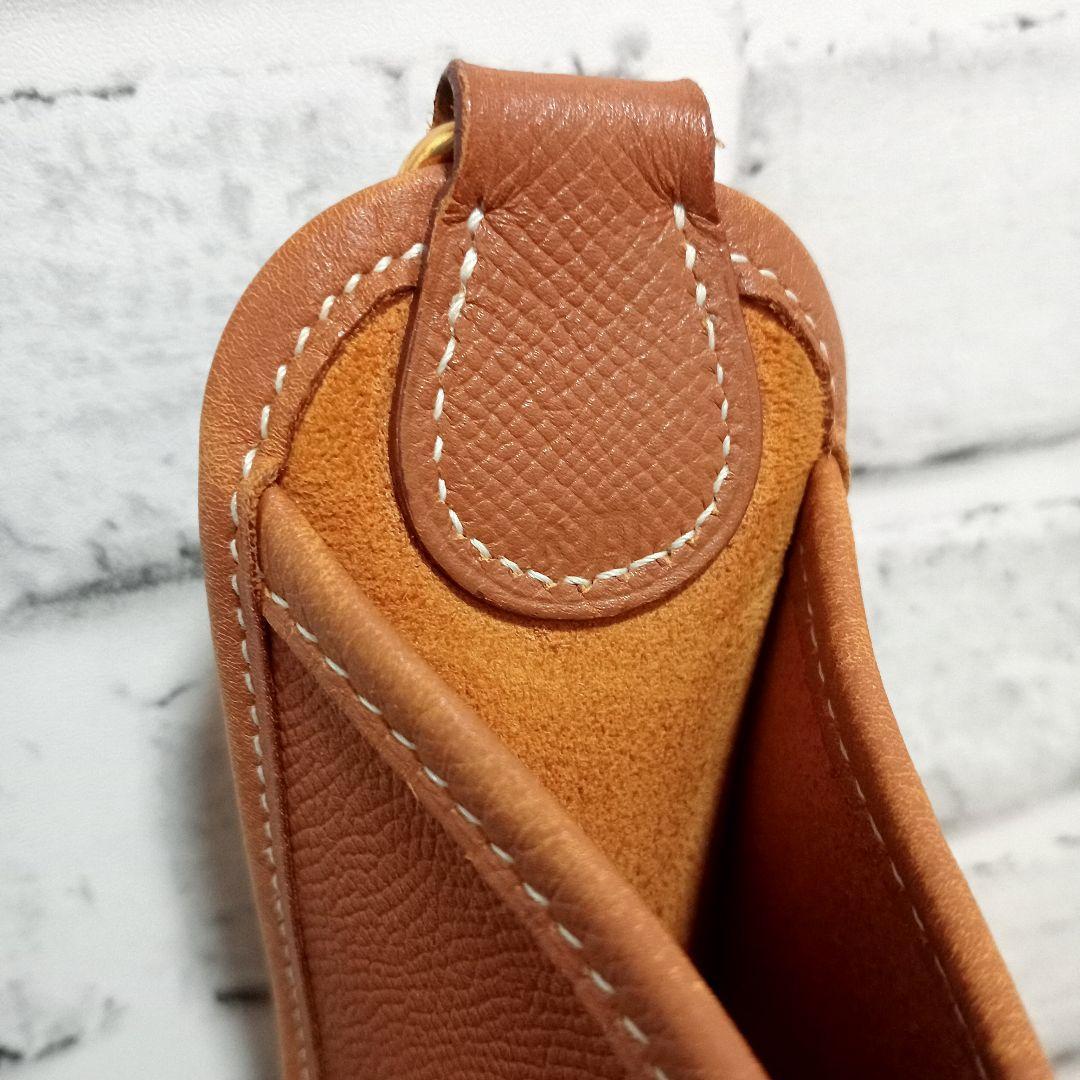 【美品】HERMES　エルメス　ヴェスパ　ショルダーバッグ　鞄　ブラウン　茶色