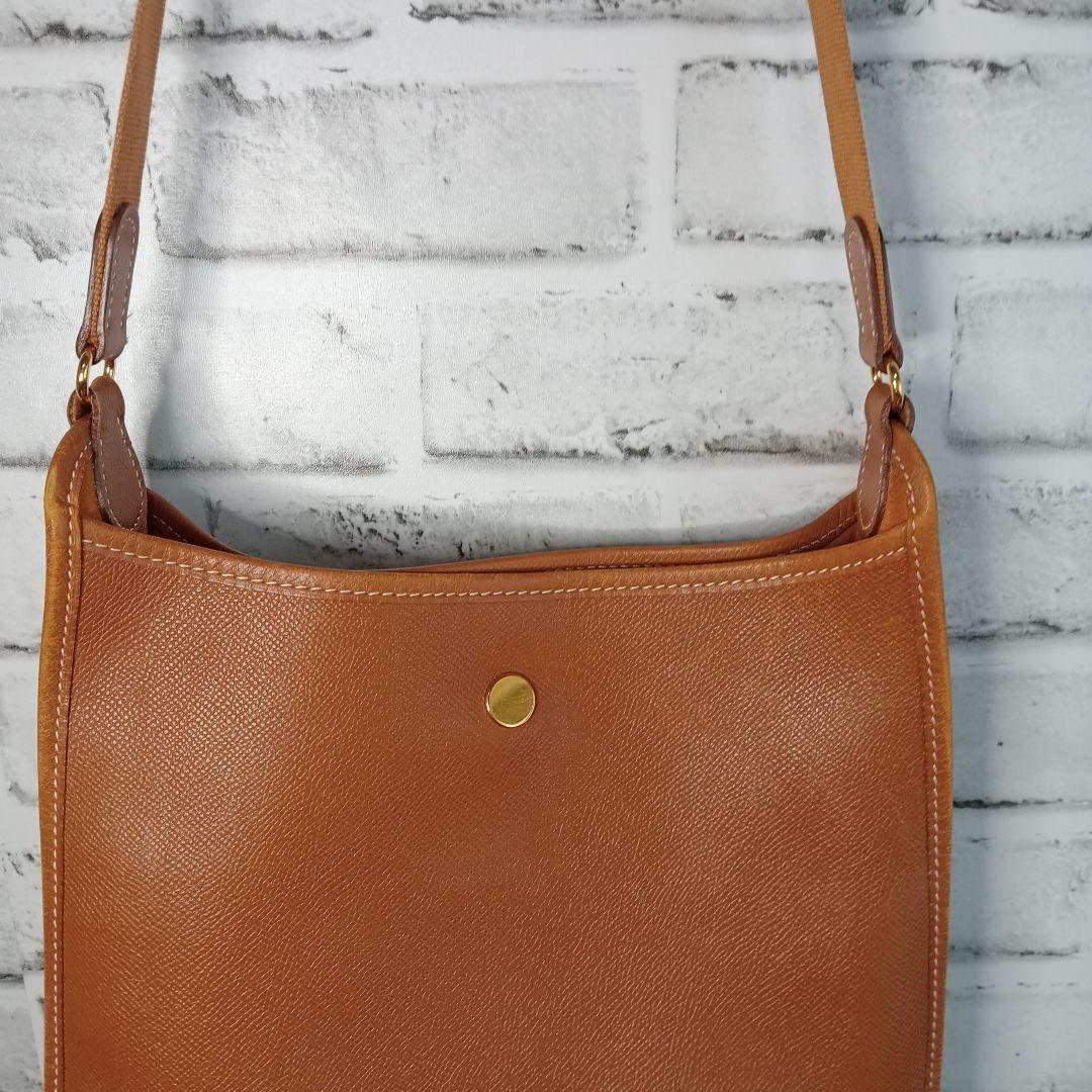 【美品】HERMES　エルメス　ヴェスパ　ショルダーバッグ　鞄　ブラウン　茶色