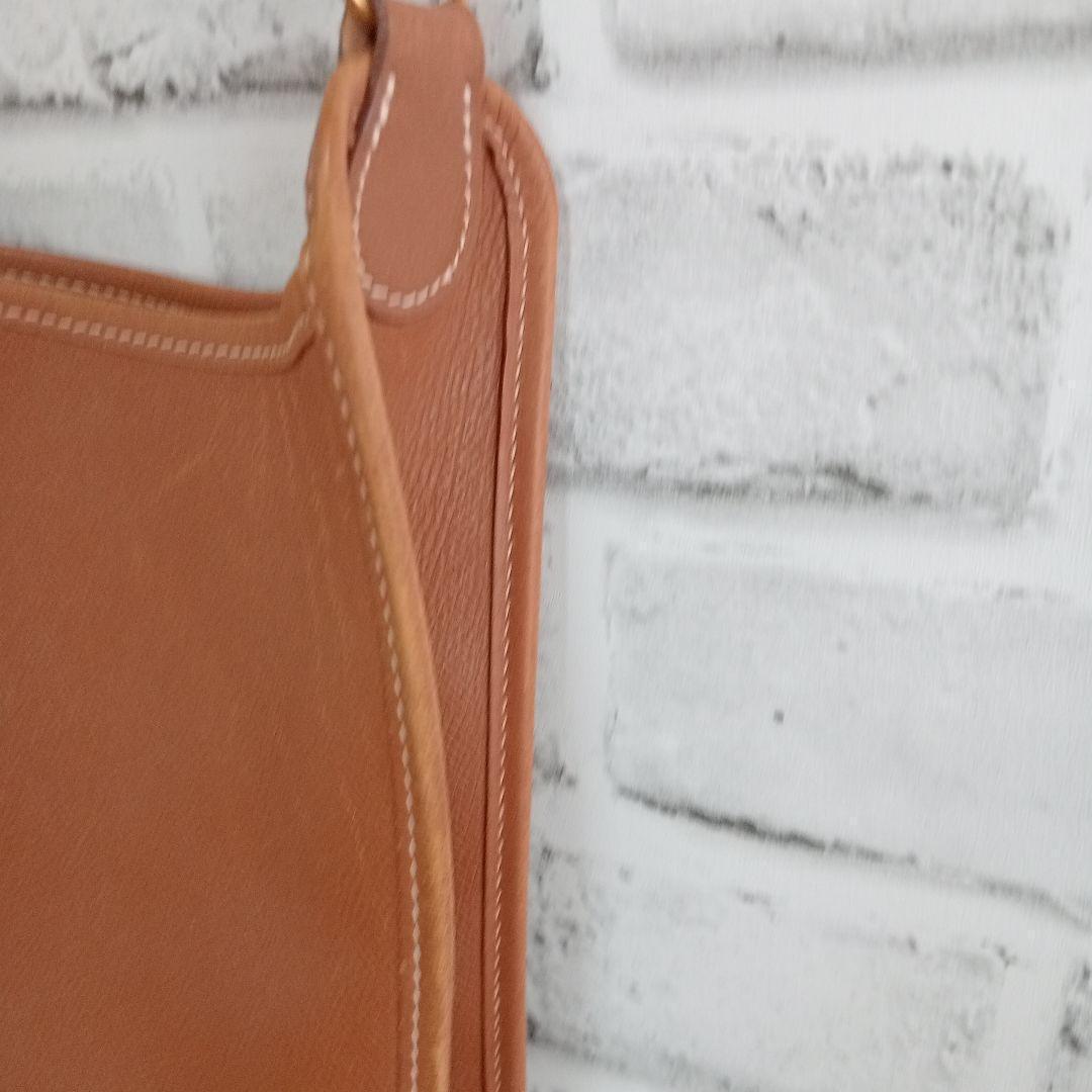 【美品】HERMES　エルメス　ヴェスパ　ショルダーバッグ　鞄　ブラウン　茶色