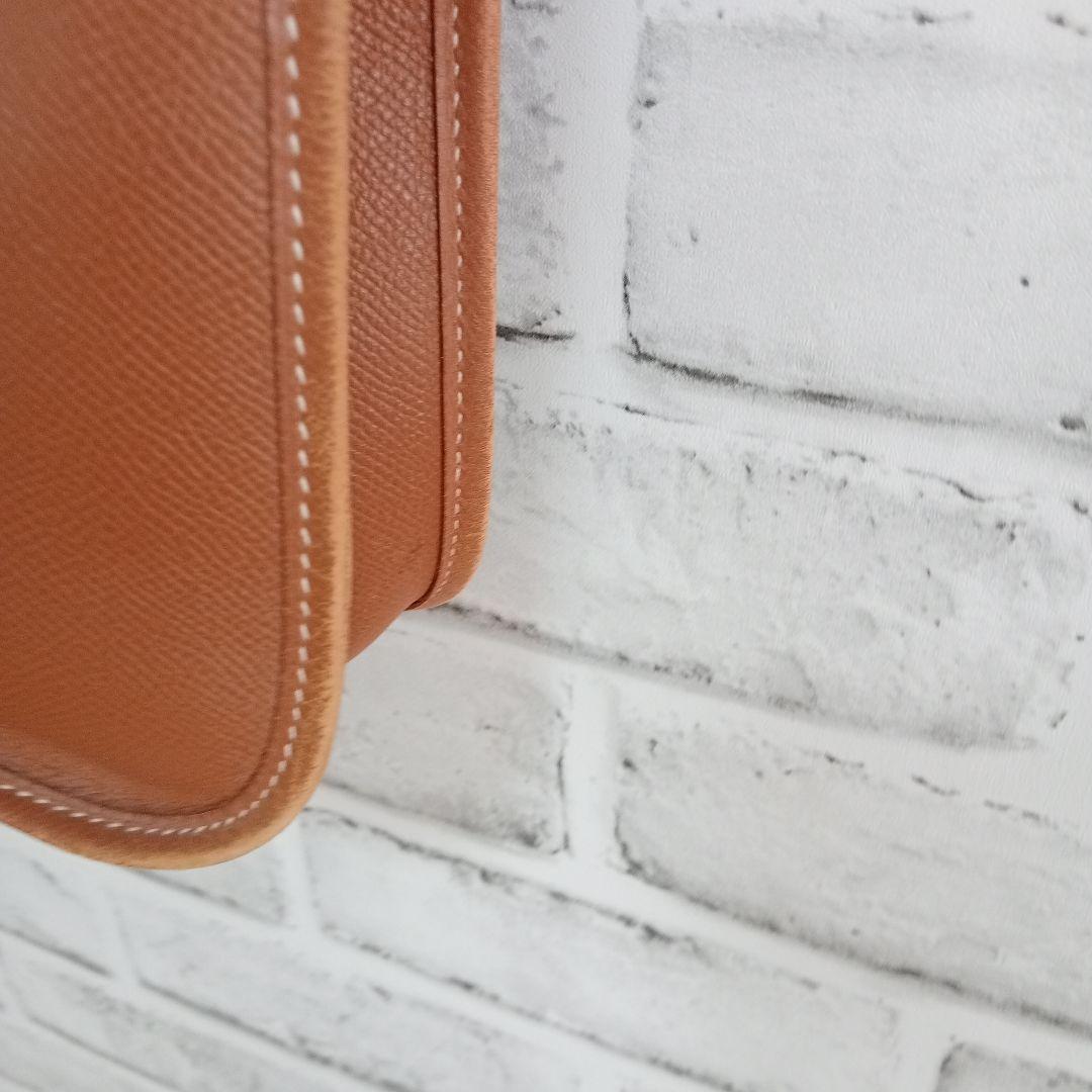 【美品】HERMES　エルメス　ヴェスパ　ショルダーバッグ　鞄　ブラウン　茶色