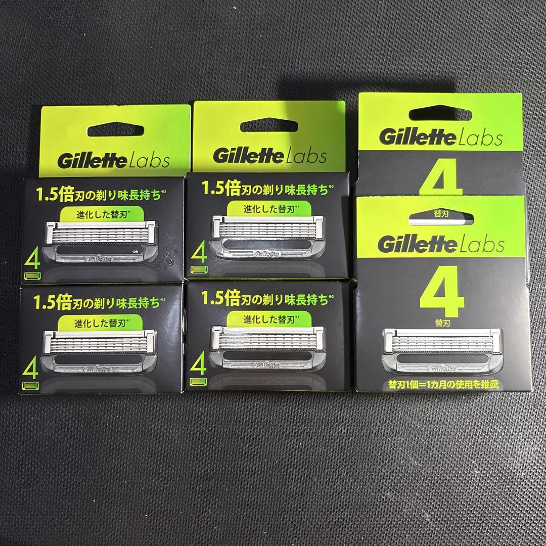 ジレット　ラボ　Gillette Labs 替刃 4枚入り 6パック