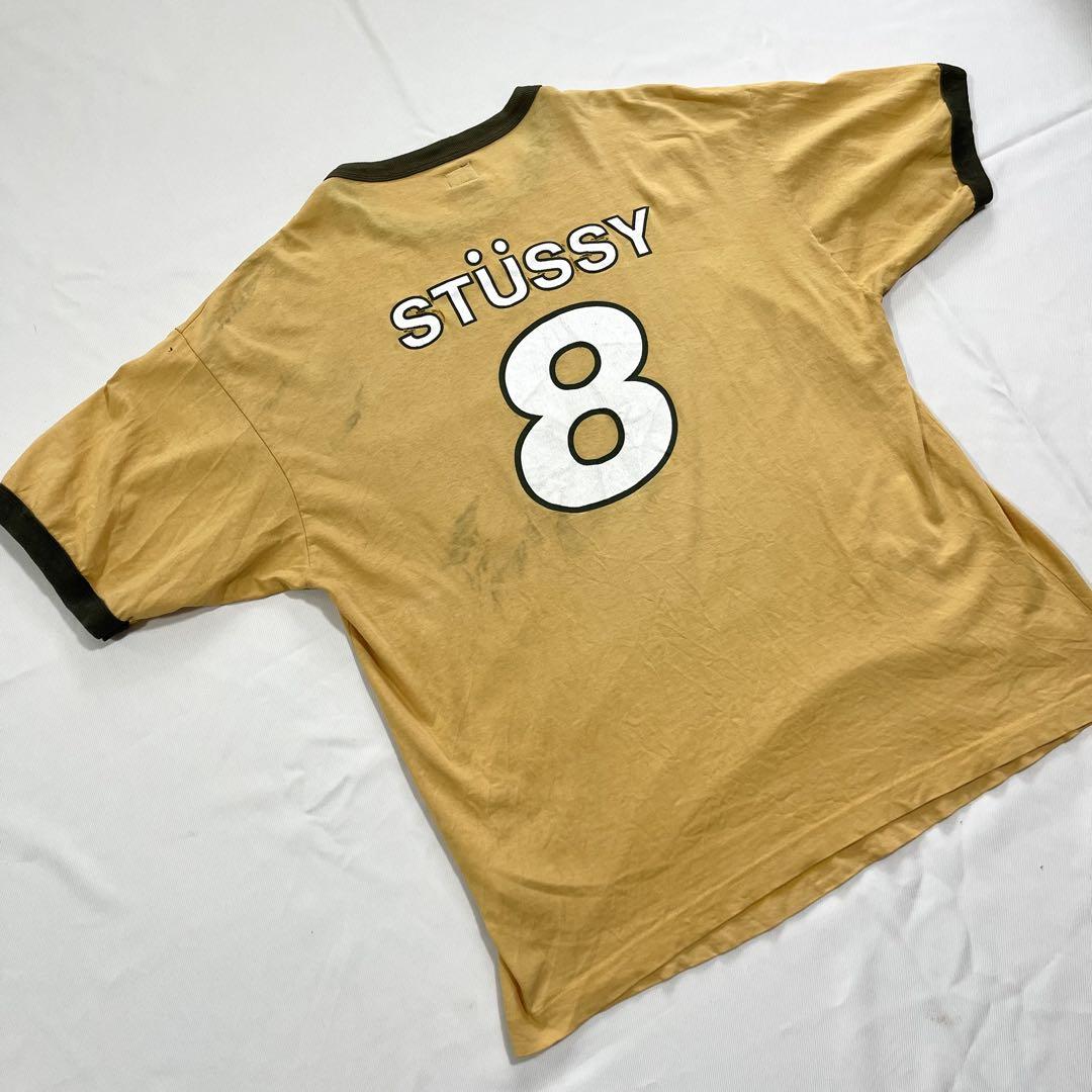 【激レア】 XL 90s Old stussy Tシャツ USA製 リンガー