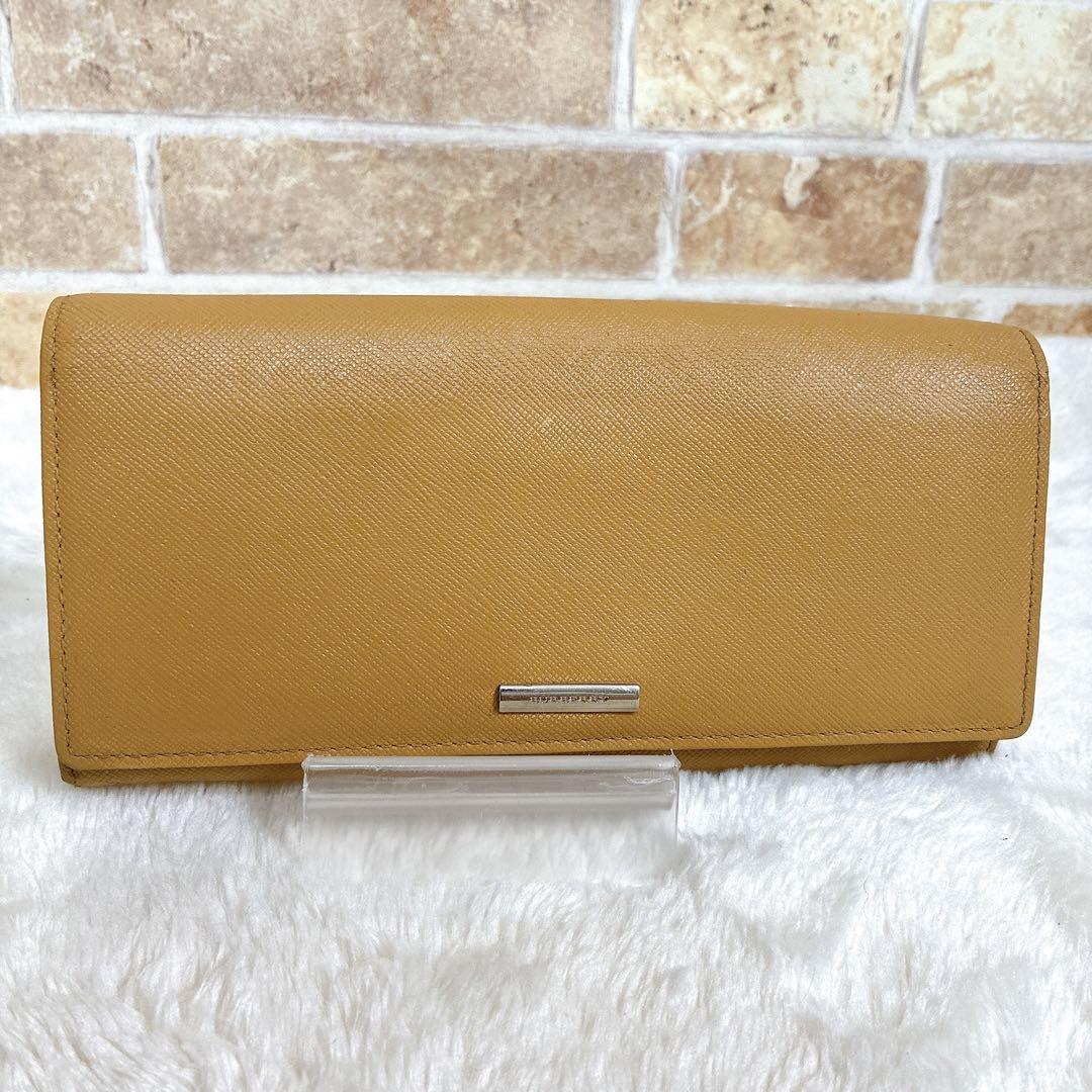 BURBERRY バーバリー　 レザー 長財布　ノバチェック　箱付き