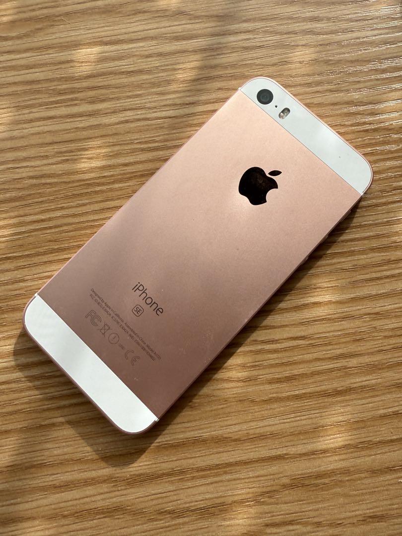 SIMフリー　iPhone SE 128G ローズゴールド　比較的綺麗
