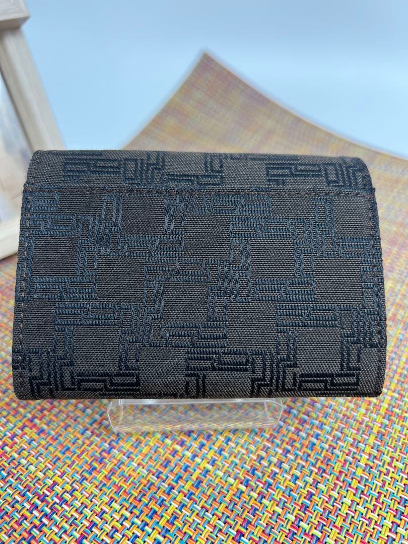 ✨極美品✨dunhill ダンヒル コインケース　ブラウン　キャンバス×レザー