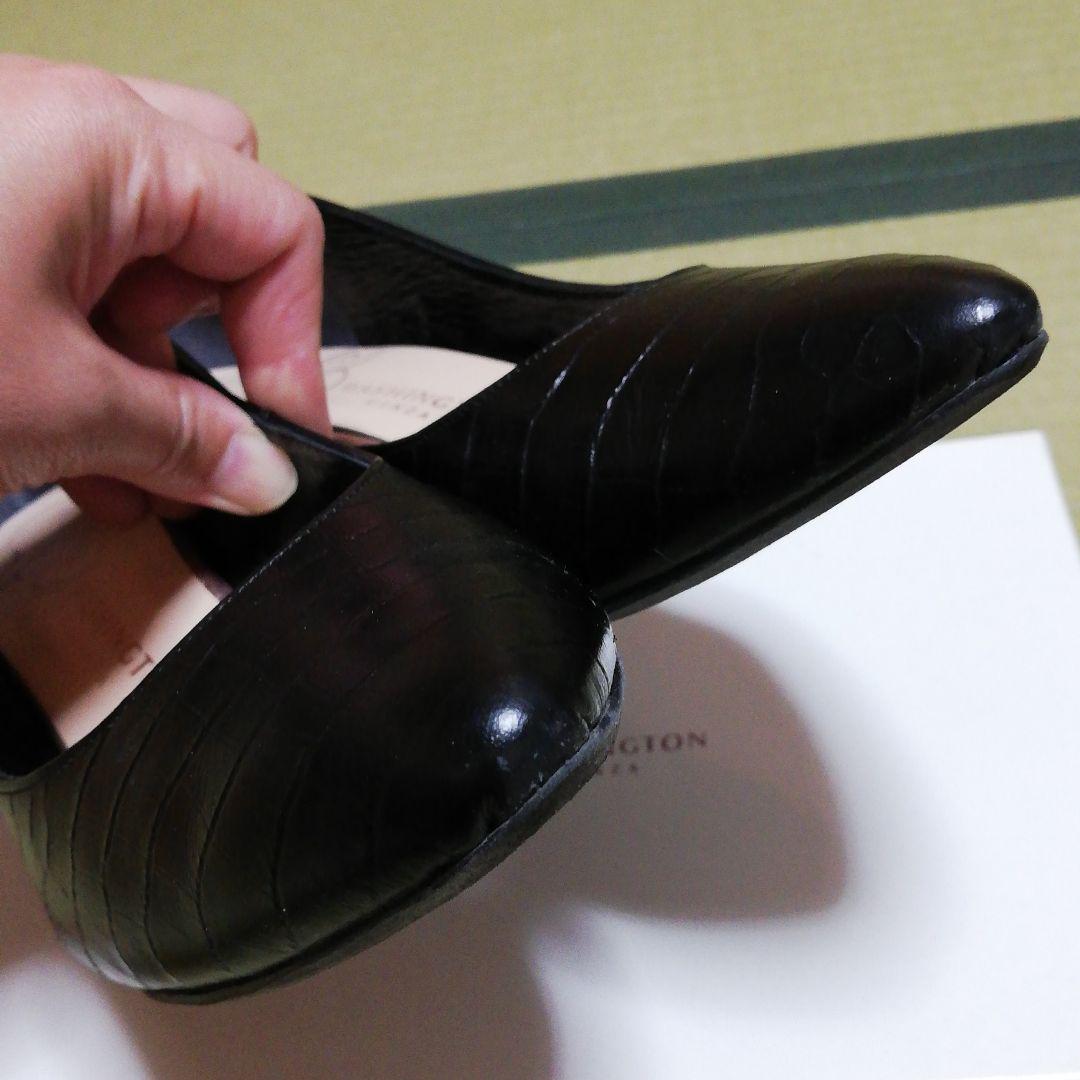 銀座ワシントン パンプス 黒 25㎝ - メルカリ