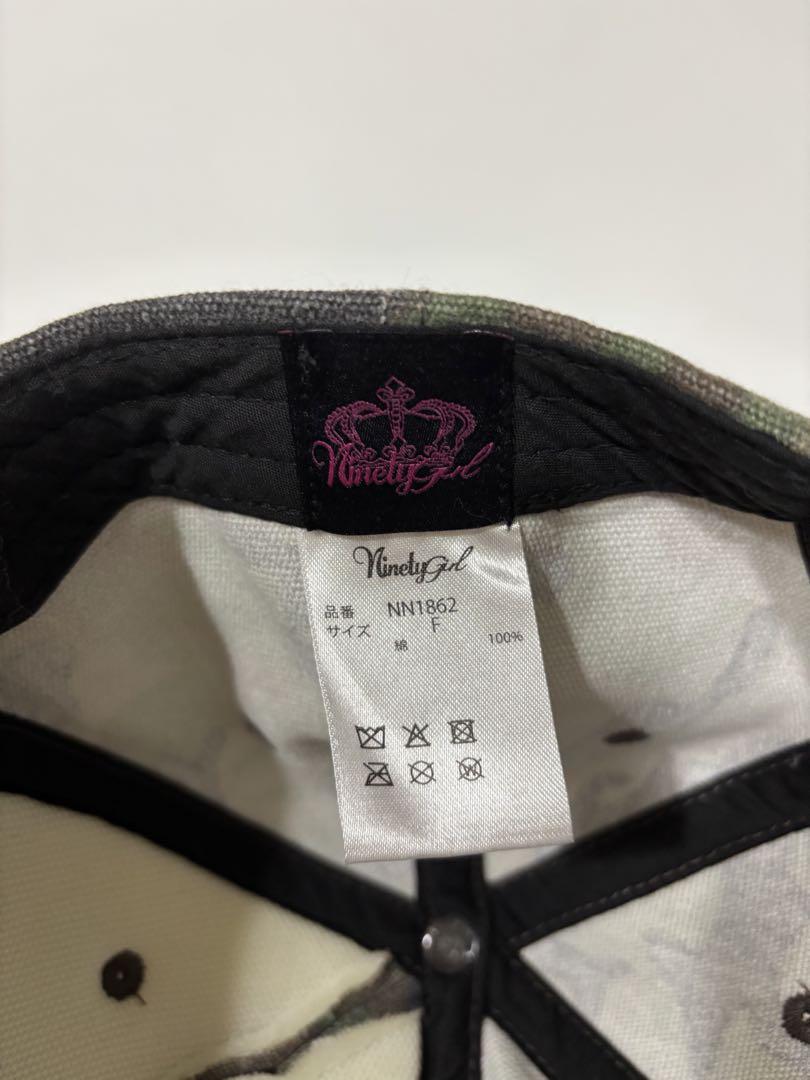 帽子 9090 girl Numbering Studs Cap