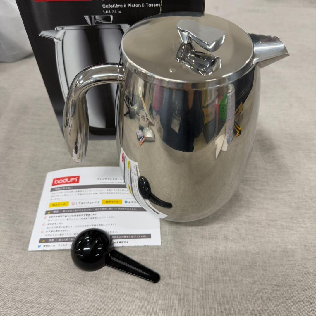 ボダム コーヒーメーカー コーヒープレス 1000ml シルバー