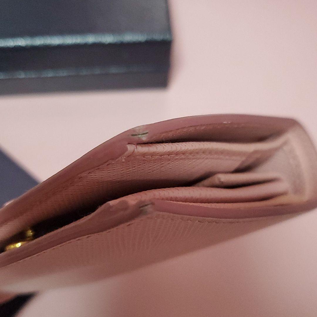 新品即納 PRADA 二つ折り財布 ピンク Qw1bR-m17041913480 激安大特価2022