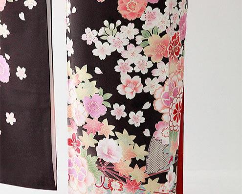 驚きの値段で 振袖 メルカリ - br-014 茶 身長157-172cm 着物・浴衣