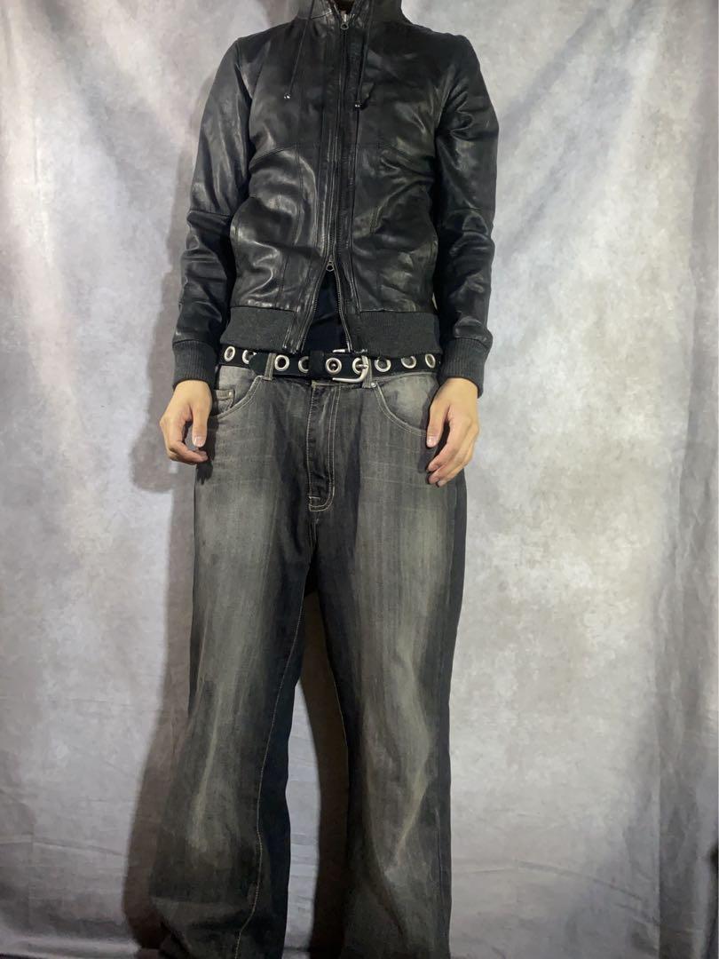 ジャケット・アウター leather double zip foodie